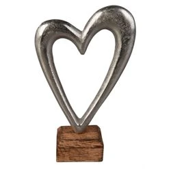 Sonstiger Hersteller Dekoherz - Auf Hölzernem Sockel - Ca. 17 Cm