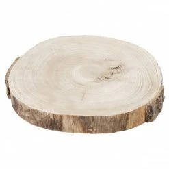 MICA Living Deko-Holzscheibe - Ø = Ca. 28 Cm