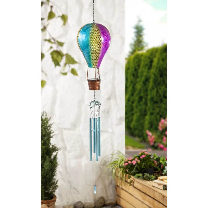 MICA Living Windspiel - Heißluftballon - 18 X 18 X 88 Cm 4 MICA Living Windspiel - Heißluftballon - 18 X 18 X 88 Cm - Image 2