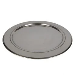 Sonstiger Hersteller Dekoteller - Aus Edelstahl - Ø = Ca. 39 Cm
