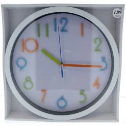 MICA Living Wanduhr - Ø = 25,5 Cm - Weiß