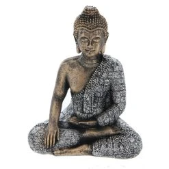MICA Living Buddha - Aus Polyresin - Ca. 9,5 X 6 X 13,5 Cm