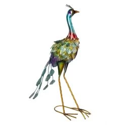 MICA Living Standdeko - Pfau - Ca. 24 X 16 X 57 Cm
