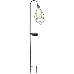 MICA Living LED-Solarstecker - Laterne - 18 X 10 X 82 Cm