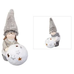 MICA Living Winterkind - Aus Terrakotta - Ca. 15,5 X 10 X 24 Cm - 1 Stück