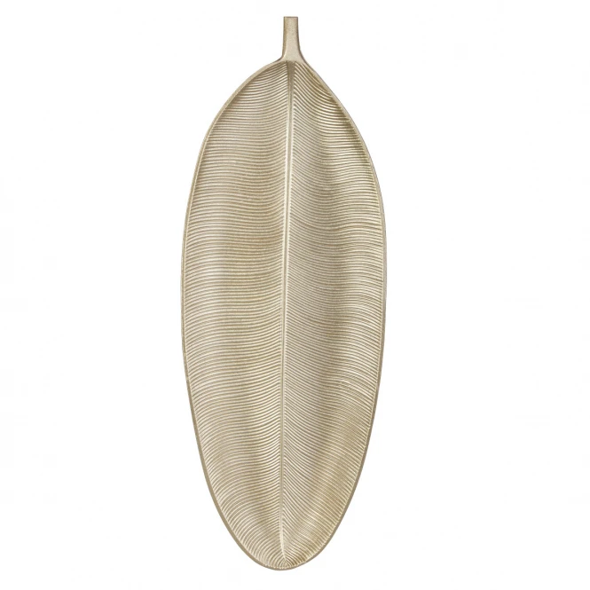MICA Living Dekoteller - Blatt - Aus Holz - Ca. 59 X 22 Cm 3 MICA Living Dekoteller - Blatt - Aus Holz - Ca. 59 X 22 Cm