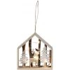 MICA Living LED-Haus - Aus Holz - Ca. 13,5 X 4 X 14 Cm -MICA decoration Shop 218958
