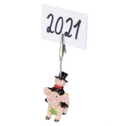 MICA Living Notizhalter - Schornsteinfeger - Aus Polyresin - Ca. 6 Cm