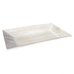 MICA Living Dekoteller - Blätter - Aus Holz - Ca. 35 X 19 X 4 Cm