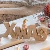MICA Living Deko-Schriftzug - XMAS - Aus Holz - Ca. 26 X 2 X 12 Cm -MICA decoration Shop 219037 4016096383060 mica living schriftzug mood