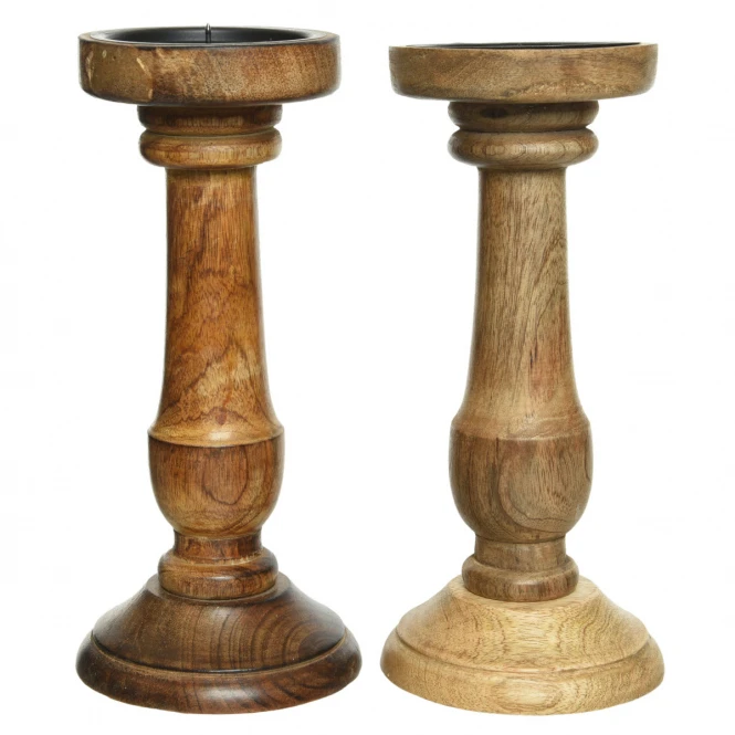 Sonstiger Hersteller Kerzenständer - Aus Holz - Ca. 11 X 25 Cm - 1 Stück 5 Sonstiger Hersteller Kerzenständer - Aus Holz - Ca. 11 X 25 Cm - 1 Stück - Image 3