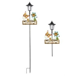 MICA Living LED-Solarstecker - Laterne - Ca. 25,5 X 11 X 127,5 Cm - 1 Stück -MICA decoration Shop 223977 2