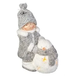 MICA Living Winterkind - Aus Terrakotta - Ca. 11 X 6,5 X 16 Cm - 1 Stück