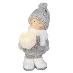 MICA Living Winterkind - Aus Terrakotta - Ca. 12,5 X 11,5 X 23 Cm - 1 Stück -MICA decoration Shop 228683 2