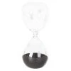 MICA Living Standdeko - Sanduhr - Aus Glas - Ca. 5 X 5 X 12,5 Cm - Anthrazit -MICA decoration Shop 229314