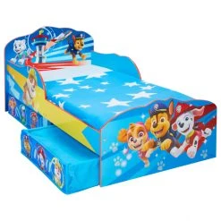 MOOSE TOYS Paw Patrol - Kinderbett Mit Stauraum - Blau - Ca. 70 X 140 Cm -MICA decoration Shop 229601 5013138670804 paw kinderbettpawpatrol 1