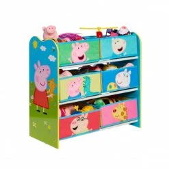 MOOSE TOYS Peppa Wutz - Regal Mit 6 Boxen -MICA decoration Shop 229602 5013138672624 pep regalpeppapig 1