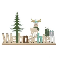 MICA Living Deko-Schriftzug - Weihnachten - Aus Holz - Ca. 39 X 4,5 X 23 Cm