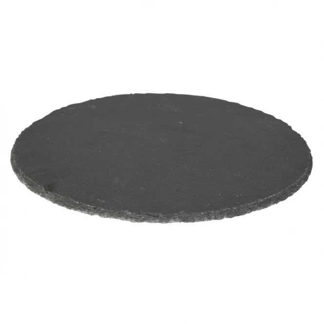 MICA Living Dekoteller - Aus Schiefer - Ø = Ca. 25 Cm 4 MICA Living Dekoteller - Aus Schiefer - Ø = Ca. 25 Cm - Image 2