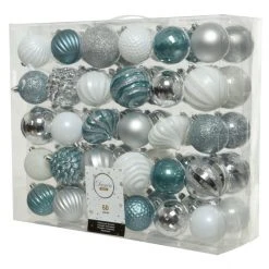 MICA Living Christbaumkugeln - Winter Joy - Ø = Ca. 7 Cm - 60 Stück