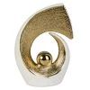 MICA Living Standdeko - Aus Keramik - Ca. 14 X 5 X 20,5 Cm - Gold -MICA decoration Shop 234077