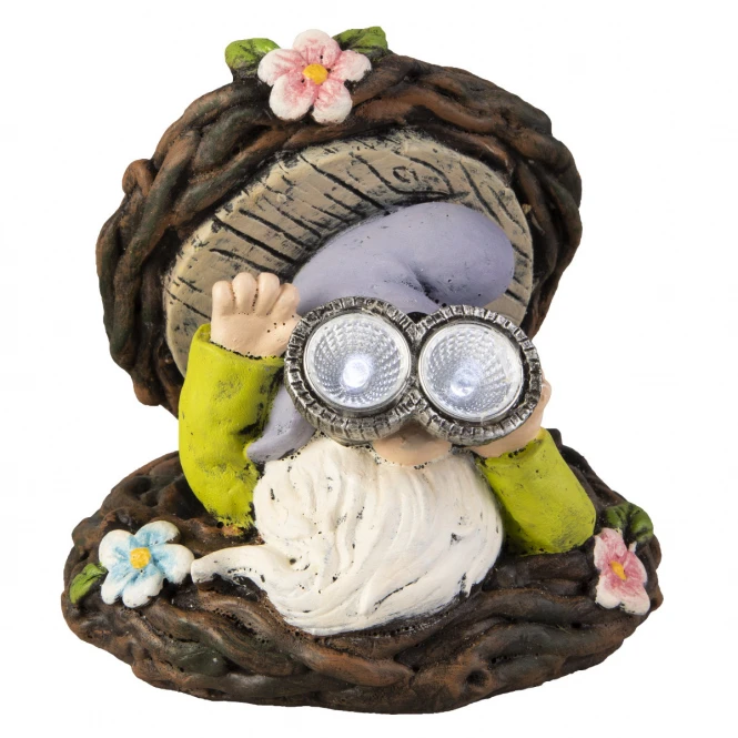 MICA Living LED-Solarlampe - Zwerg - Aus Polyresin - Ca. 12 X 12,5 X 12,5 Cm 3 MICA Living LED-Solarlampe - Zwerg - Aus Polyresin - Ca. 12 X 12,5 X 12,5 Cm