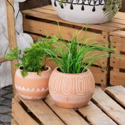 MICA Living Pflanzgefäß - Aus Keramik - Ca. 12,5 X 12,5 X 9,5 Cm