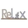MICA Living Deko-Schriftzug - Relax - Aus Holz - Ca. 44 X 5 X 19,5 Cm 1 MICA Living Deko-Schriftzug - Relax - Aus Holz - Ca. 44 X 5 X 19,5 Cm -MICA decoration Shop 234633
