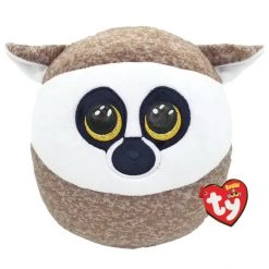 TY - Squish A Boo - Plüsch Kissen - Lemur Linus - Ca. 35 Cm