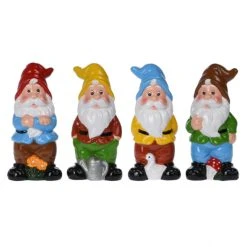 Sonstiger Hersteller Gartenzwerg - Aus Keramik - Ca. 9,5 X 7,5 X 19,5 Cm - 1 Stück -MICA decoration Shop 235049 1