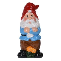 Sonstiger Hersteller Gartenzwerg - Aus Keramik - Ca. 9,5 X 7,5 X 19,5 Cm - 1 Stück -MICA decoration Shop 235049 2