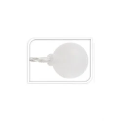 Sonstiger Hersteller 80er LED-Kugellichterkette - Ca. 19 M - Weiß -MICA decoration Shop 235204 8719202222173 koopman kugellichterkette 02