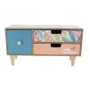 MICA Living 3er Schubladen-Regal - Tropical - Aus Holz - Ca. 30 X 11 X 16 Cm -MICA decoration Shop 235367 Bild 4016096428358
