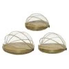 Sonstiger Hersteller Korb Mit Fliegenhaube - Aus Holz - Verschiedene Größen -MICA decoration Shop 235774 235775 235776