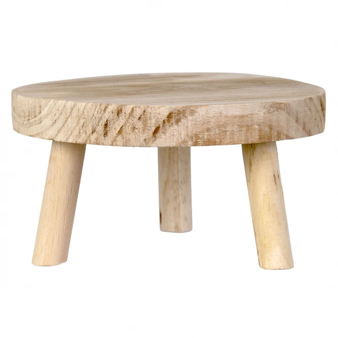 MICA Living Deko-Hocker - Aus Holz - Ca. 25 X 14,5 Cm 3 MICA Living Deko-Hocker - Aus Holz - Ca. 25 X 14,5 Cm