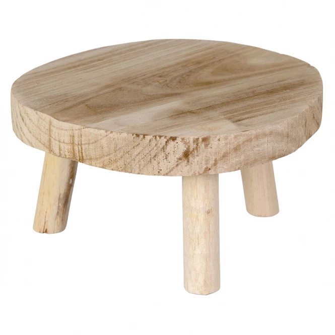 MICA Living Deko-Hocker - Aus Holz - Ca. 25 X 14,5 Cm 4 MICA Living Deko-Hocker - Aus Holz - Ca. 25 X 14,5 Cm - Image 2