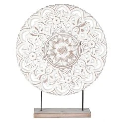 MICA Living Standdeko - Scheibe - Aus Holz - Ca. 41 X 8 X 48 Cm