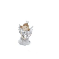 MICA Living Schutzengel Knieend - Aus Polyresin - Ca. 5,5 X 5,5 X 9 Cm