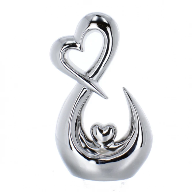 MICA Living Herztropfen Silber - Ca. 16 X 7 X 27 Cm 3 MICA Living Herztropfen Silber - Ca. 16 X 7 X 27 Cm