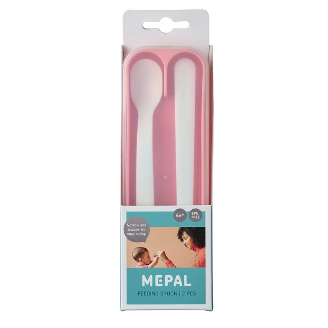 Mepal - Mio Fütterlöffel Set 2-tlg. - Rosa 4 Mepal - Mio Fütterlöffel Set 2-tlg. - Rosa - Image 3