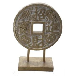 MICA Living Numismatik Münze Auf Ständer - Ca. 20 X 8 X 28 Cm