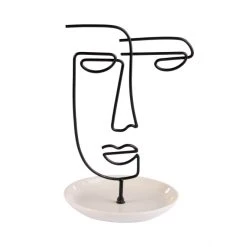 MICA Living Standdeko - Gesicht - Ca. 13 X 12 X 19,5 Cm