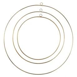 MICA Living Dekohänger - Ringe - 3 Stück - Gold 9 MICA Living Dekohänger - Ringe - 3 Stück - Gold -MICA decoration Shop 239417 1