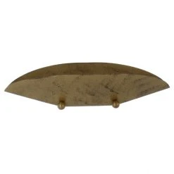 MICA Living Dekoschale - Blatt - Gold - Aus Metall - Ca. 33 X 16 X 10 Cm