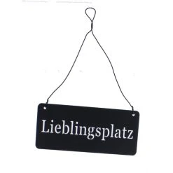 MICA Living Schild - Lieblingsplatz - Ca. 15 X 6,5 Cm