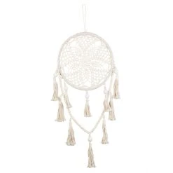 MICA Living Dekohänger Traumfänger - Aus Textil Und Holz - Ca. 83 X 30 Cm