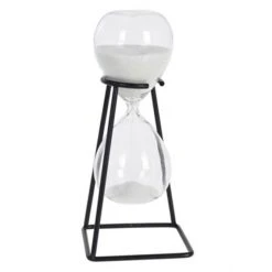 Sonstiger Hersteller Standdeko - Sanduhr - Aus Glas - Ca. 12 X 12 X 23 Cm - 1 Stück -MICA decoration Shop 240556 3 neu
