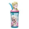 P:OS Die Eiskönigin - Trinkbecher Elsa Mit Trinkhalm - Hellblau -MICA decoration Shop 241938 4043891265260 pos frozen trinkbecher 3d 01