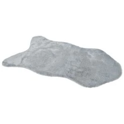 Sonstiger Hersteller Dekofell - Ca. 60 X 90 Cm - Silbergrau