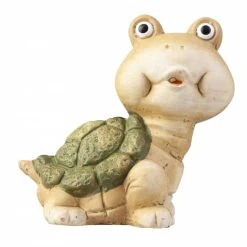 MICA Living Schildkröte - Braun/grün - Aus Keramik - Ca. 9 X 6,5 X 9 Cm - 1 Stück